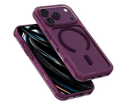 Etui do telefonów Laut Crystal Fluro do iPhone 18 Pro Max MagSafe (plum crystal)